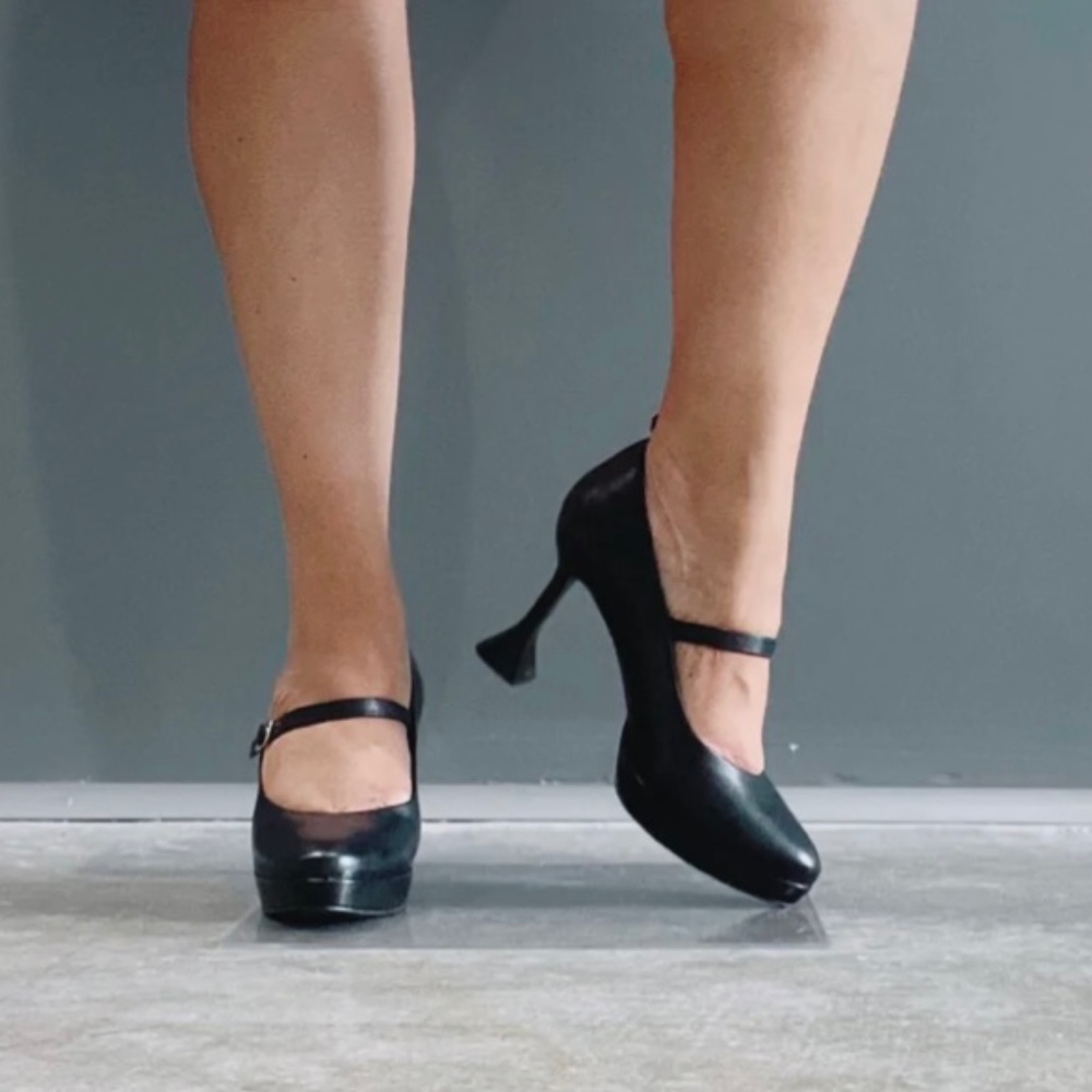 dr LIZA Ngozi pump - BLACK, Size 10